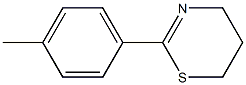 2-(4-methylphenyl)-5,6-dihydro-4H-1,3-thiazine 구조식 이미지