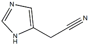 1H-imidazol-5-ylacetonitrile 구조식 이미지