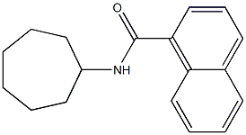 N-cycloheptyl-1-naphthamide 구조식 이미지