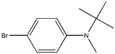 4-bromo-N-(tert-butyl)-N-methylaniline 구조식 이미지