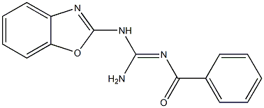 N-(1,3-benzoxazol-2-yl)-N''-benzoylguanidine 구조식 이미지