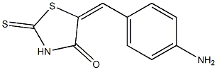 5-(4-aminobenzylidene)-2-thioxo-1,3-thiazolidin-4-one 구조식 이미지