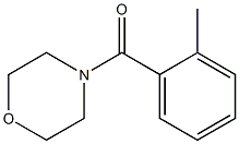 4-(2-methylbenzoyl)morpholine Structure