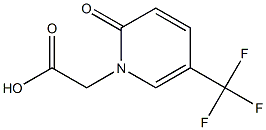 (2-oxo-5-(trifluoromethyl)-1(2H)-pyridinyl)acetic acid 구조식 이미지