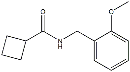 N-(2-methoxybenzyl)cyclobutanecarboxamide 구조식 이미지