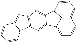 acenaphtho[1,2-e]pyrido[1',2':3,4]imidazo[1,2-b]pyridazin-8-ium 구조식 이미지