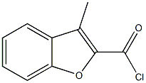 3-methyl-1-benzofuran-2-carbonyl chloride Structure