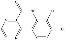 N-(2,3-dichlorophenyl)-2-pyrazinecarboxamide 구조식 이미지