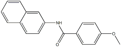 4-methoxy-N-(2-naphthyl)benzamide 구조식 이미지