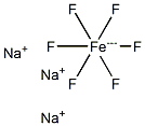 Sodium hexafluoroferrate (III), 98% (metals basis) 구조식 이미지