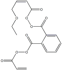 Phthalate diglycol diacrylate Structure