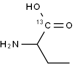 D-2-Aminobutyric  acid-1-13C Structure