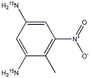 2,4-Diamino-15N2-6-nitrotoluene Structure