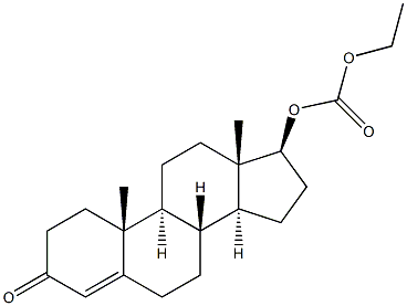 Testosterone Ethyl Carbonate Structure