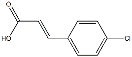 (E)-3-(4-chlorophenyl)-2-propenoic acid Structure