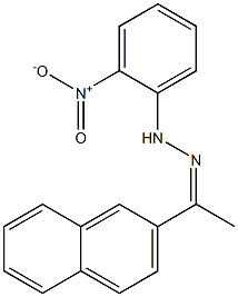 1-(2-naphthyl)-1-ethanone N-(2-nitrophenyl)hydrazone 구조식 이미지