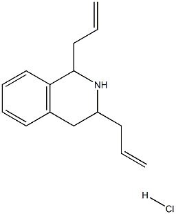 1,3-diallyl-1,2,3,4-tetrahydroisoquinoline hydrochloride 구조식 이미지