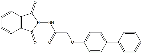 2-([1,1'-biphenyl]-4-yloxy)-N-(1,3-dioxo-1,3-dihydro-2H-isoindol-2-yl)acetamide Structure