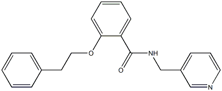 2-(phenethyloxy)-N-(3-pyridinylmethyl)benzamide Structure