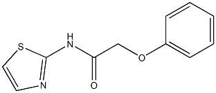 2-phenoxy-N-(1,3-thiazol-2-yl)acetamide Structure