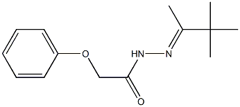 2-phenoxy-N'-[(E)-1,2,2-trimethylpropylidene]acetohydrazide Structure