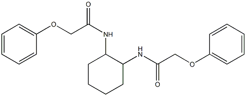 2-phenoxy-N-{2-[(2-phenoxyacetyl)amino]cyclohexyl}acetamide 구조식 이미지