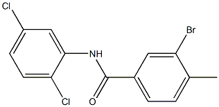 3-bromo-N-(2,5-dichlorophenyl)-4-methylbenzamide 구조식 이미지