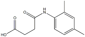 4-(2,4-dimethylanilino)-4-oxobutanoic acid Structure