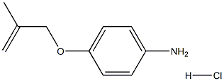 4-[(2-methyl-2-propenyl)oxy]aniline hydrochloride Structure