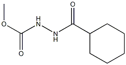 methyl 2-(cyclohexylcarbonyl)-1-hydrazinecarboxylate 구조식 이미지