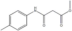 methyl 3-oxo-3-(4-toluidino)propanoate 구조식 이미지