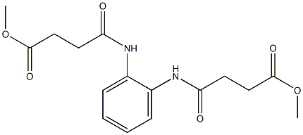 methyl 4-{2-[(4-methoxy-4-oxobutanoyl)amino]anilino}-4-oxobutanoate Structure