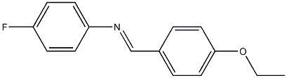 N-[(E)-(4-ethoxyphenyl)methylidene]-N-(4-fluorophenyl)amine Structure