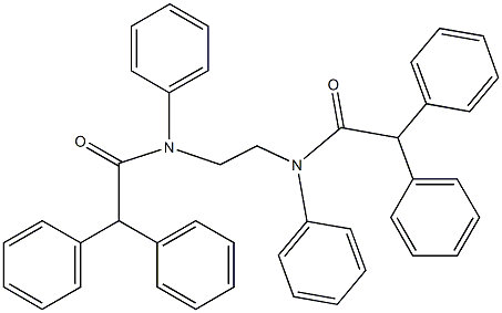 N-{2-[(2,2-diphenylacetyl)anilino]ethyl}-N,2,2-triphenylacetamide Structure