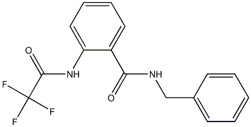 N-benzyl-2-[(2,2,2-trifluoroacetyl)amino]benzamide Structure