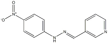 nicotinaldehyde N-(4-nitrophenyl)hydrazone 구조식 이미지