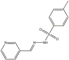 4-methyl-N'-[(E)-3-pyridinylmethylidene]benzenesulfonohydrazide Structure