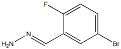 5-bromo-2-fluorobenzenecarbaldehyde hydrazone 구조식 이미지