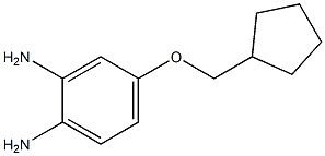 4-(cyclopentylmethoxy)benzene-1,2-diamine Structure