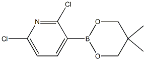 2,6-Dichloro-3-(5,5-dimethyl-1,3,2-dioxaborinan-2-yl)pyridine Structure