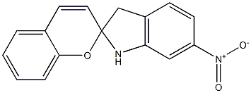 6-nitroindoline spirobenzopyran 구조식 이미지