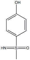 S-methyl-S-(4-hydroxyphenyl)  sulfoximine ,95% 구조식 이미지