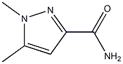 1,5-Dimethyl-1H-pyrazole-3-carboxamide ,97% 구조식 이미지