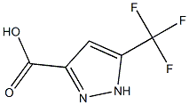 5-(Trifluoromethyl)-1H-pyrazole-3-carboxylic acid ,97% 구조식 이미지