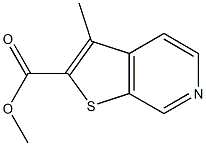 3-Methylthieno[2,3-c]pyridine-2-carboxylic acid methyl ester Structure