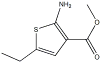 2-Amino-5-ethyl-thiophene-3-carboxylic acid methyl ester ,98% 구조식 이미지