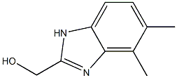 (4,5-dimethyl-1H-benzimidazol-2-yl)methanol Structure