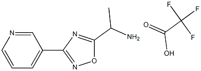 [1-(3-pyridin-3-yl-1,2,4-oxadiazol-5-yl)ethyl]amine trifluoroacetate 구조식 이미지