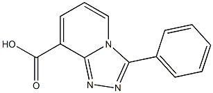 3-phenyl[1,2,4]triazolo[4,3-a]pyridine-8-carboxylic acid 구조식 이미지