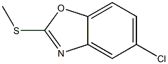 5-chloro-2-(methylthio)-1,3-benzoxazole 구조식 이미지